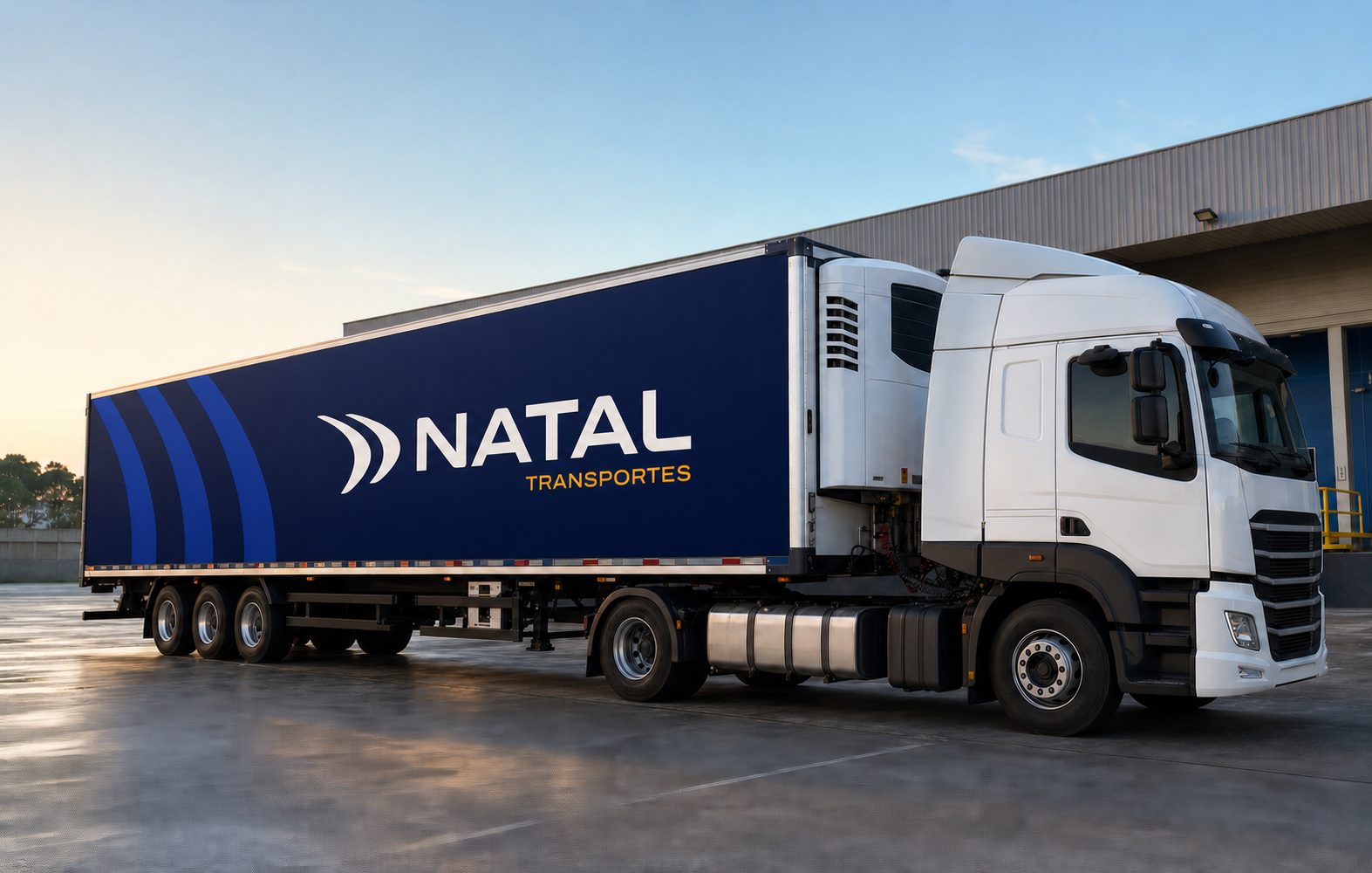 Semirreboque frigorífico da Natal Transportes