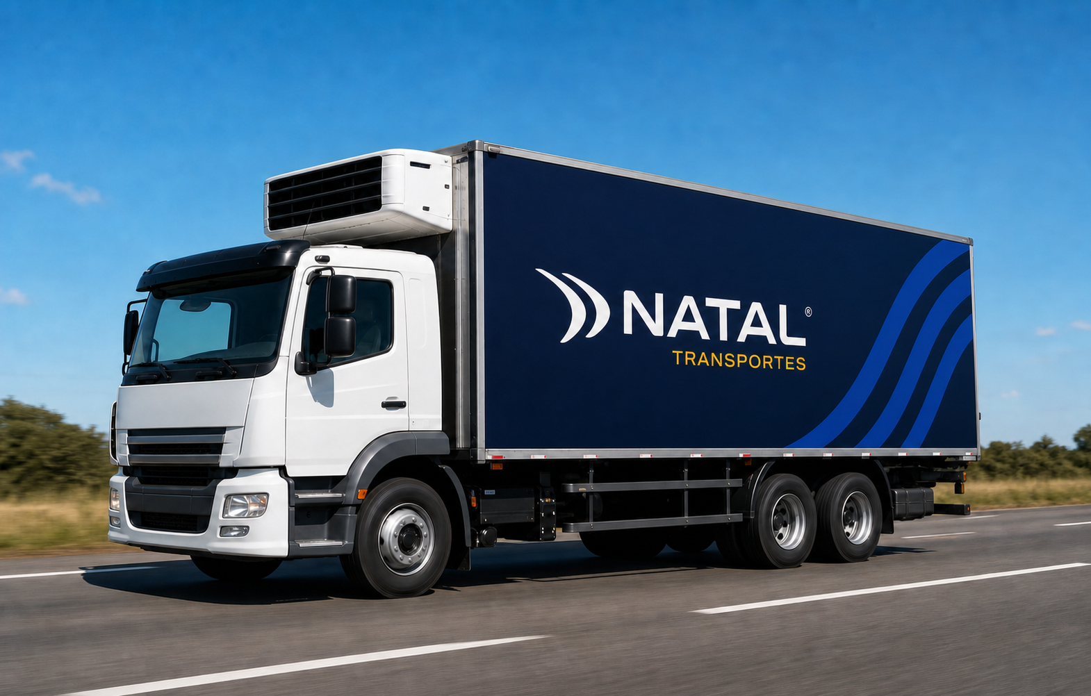 Truck refrigerado da Natal Transportes
